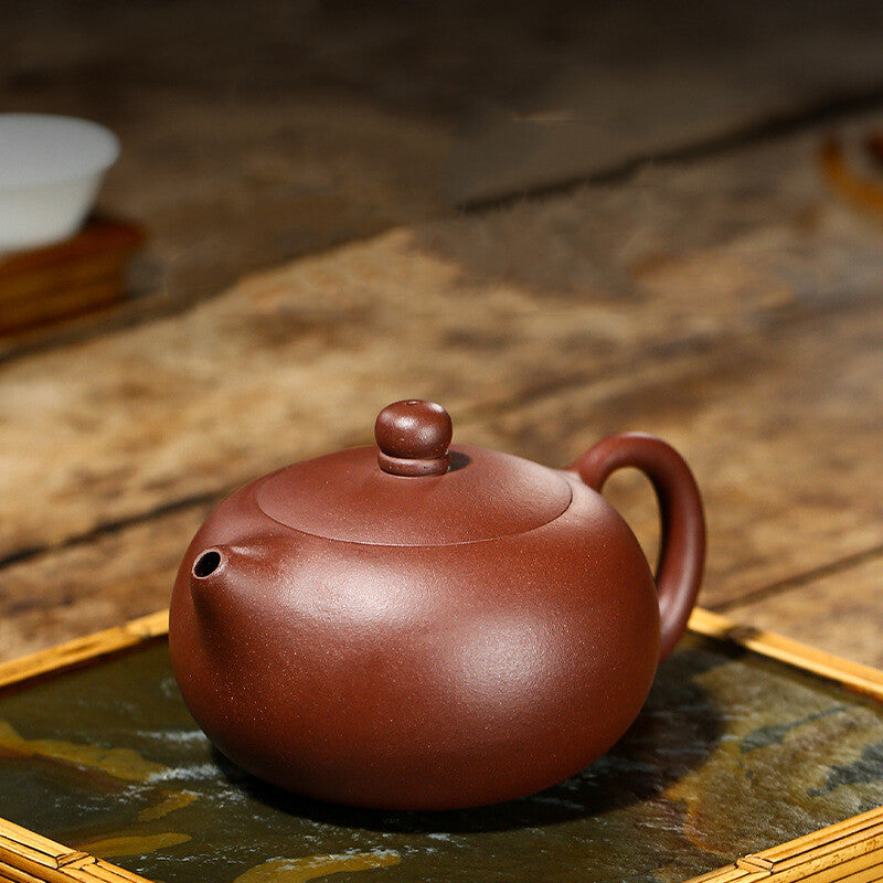 310ML yixing zisha Pottery purple ball shaped infuser holes xishi pot tea pot