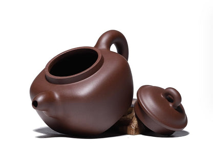250cc chinese Yixing Handmade Zisha teapot purple clay DunFang Gongfu Hu Tea Pot