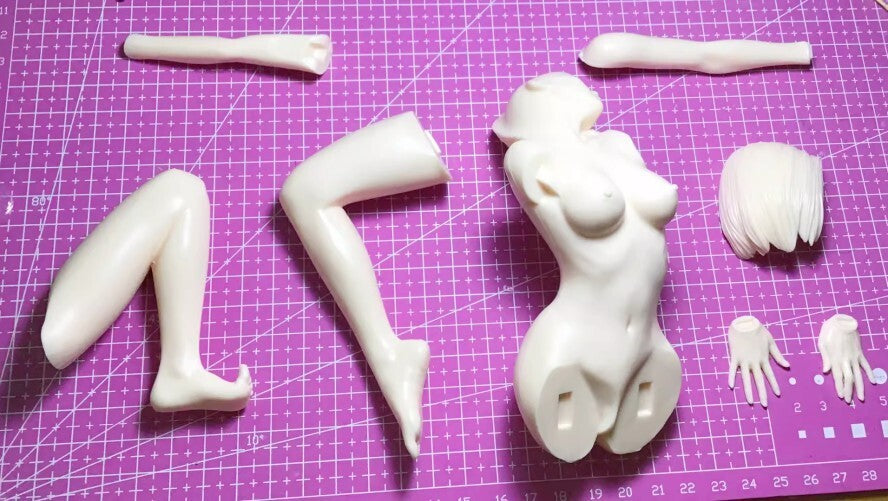 1/6 resin figure model Kneeling Beauty unpainted unassembled