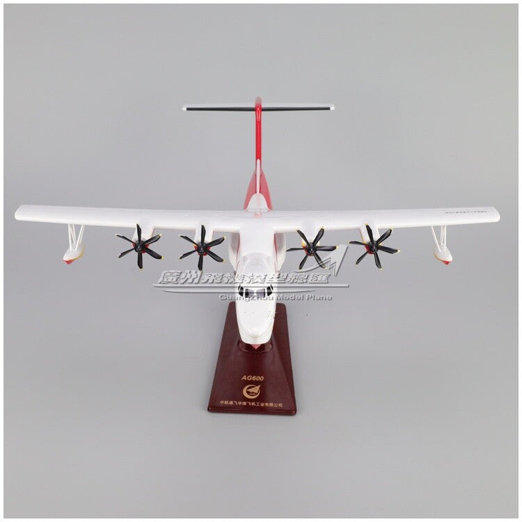 1:100 39CM AVIC Kunlong AG600 Amphibious Aircraft Rescue Plane ABS Plastic Model