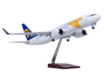 1:85 47CM MONGOLIAN AIRLINES BOEING 737 MAX Airplane Landing gear Resin Model
