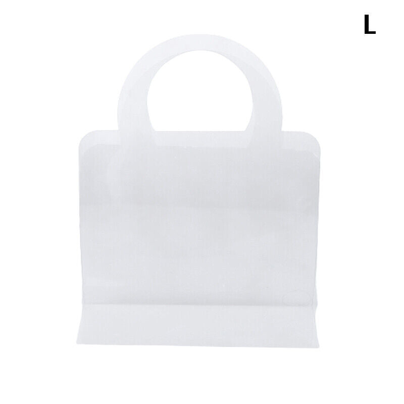 1Pc Transparent PET Fresh Flower Bouquet Handbag Flowers Wrapping Handbag