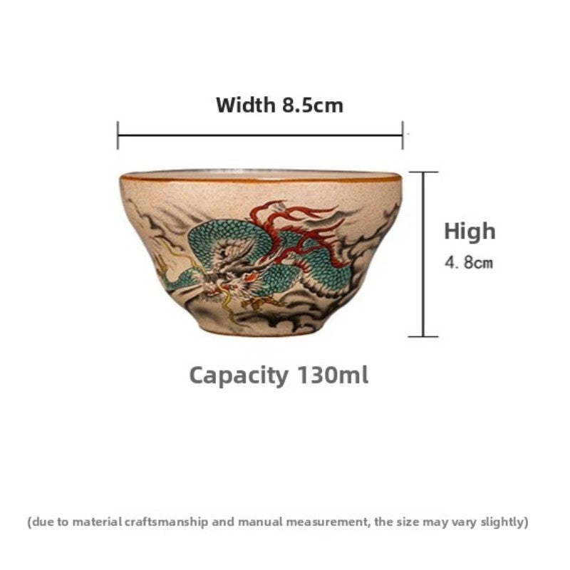 Chinese Zodiac Porcelain Teaware Tea Ceremony Teacup Kungfu Tea-tasting Cup