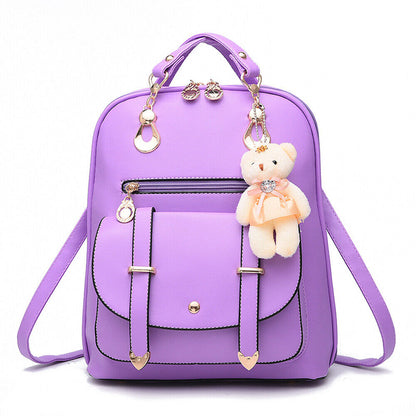 Women Backpack PU Leather School Bag Satchel Travel Bag Handbags Rucksack