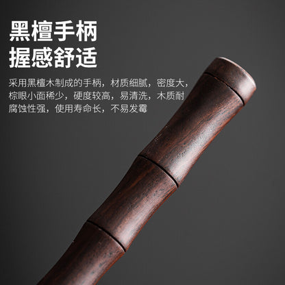 Sandalwood Copper Tea Spoon Tea Set Accessories Alloy Shovel Head Tea Collector