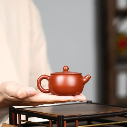 100ml Chinese Tea Pot Real Yixing Zisha Dahongpao Clay Marked Handmade Pot New