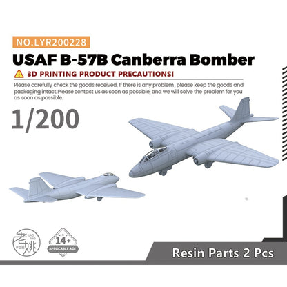 Yao's Studio LYR200228 1/200 Military Model Kit USAF B-57B Canberra Bomber