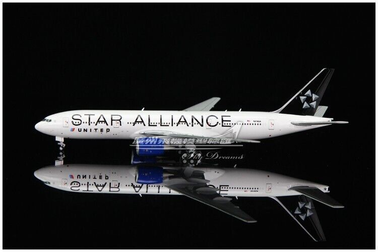 1:400 JC Wings UNITED STAR ALLIANCE BOEING 777-200ER Airplane Diecast Model