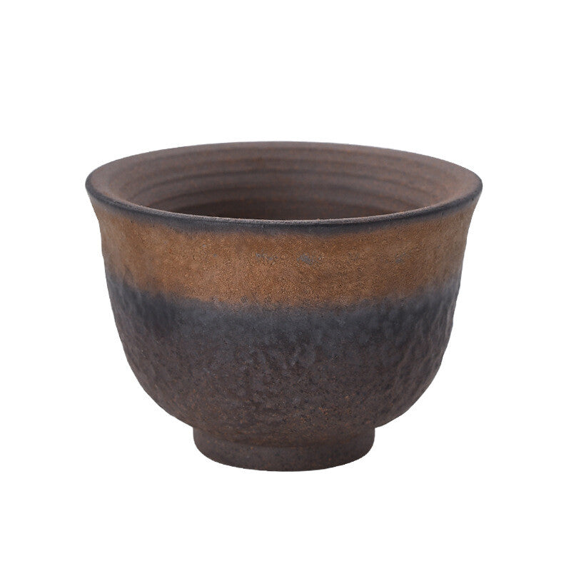 4pcs/lot Crude Pottery Tea Cup Ceramic Master Cup Chinese Kungfu Tea Cup 40ml