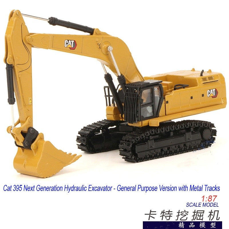 1:87 DM CAT395 Hydraulic Excavator Contruction Machine Equipment Diecast Model