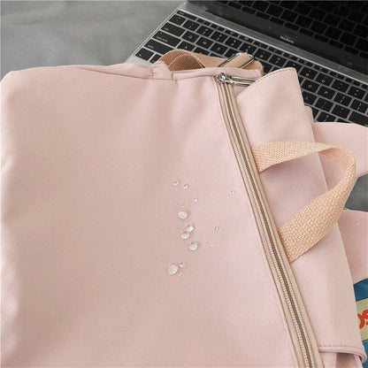 Women Shoulder Messenger Bag Waterproof Nylon Crossbody Bag Handbag Large Purse