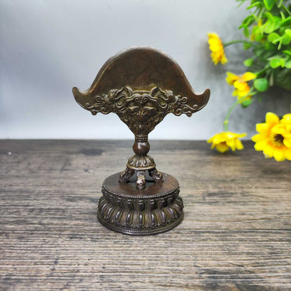 Brass Tibetan Style Nepalese Craft Copper 3-Inch Vajra Axe Ritual Tool Decor