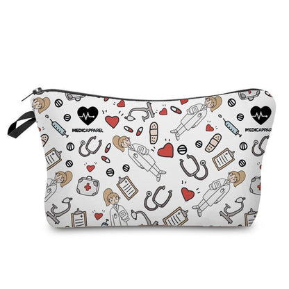 Cosmetic Bags Printed Makeup Bag Small Toiletry Bag Storage Purses 2*22*13.5 CM