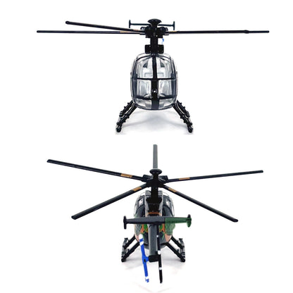 7.4cm Diecast Alloy 1/100 Scale USA Bird MD500 Helicopter Model Collection