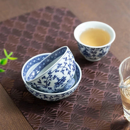 1Pc Chinese Blue and White Porcelain Teacup High-quality Ceramic Tea Cup Tea Set