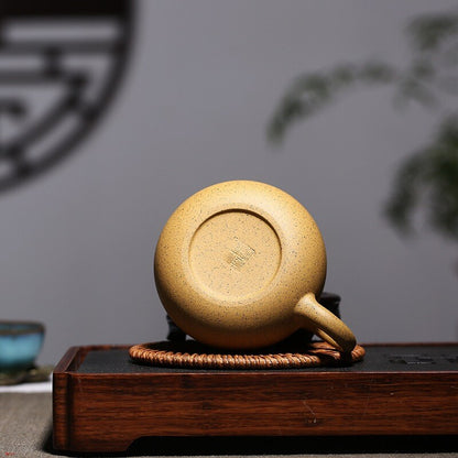 Real Yixing Zisha Tea Pot Duan Clay Xishi Pot Marked 9 Infuser Holes China Pots
