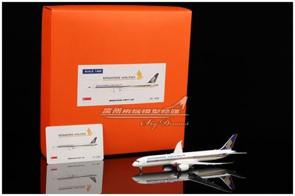 1:400 JC Wings SINGAPORE AIRLINES BOEING 787-10 Airplane Flap Down Diecast Model