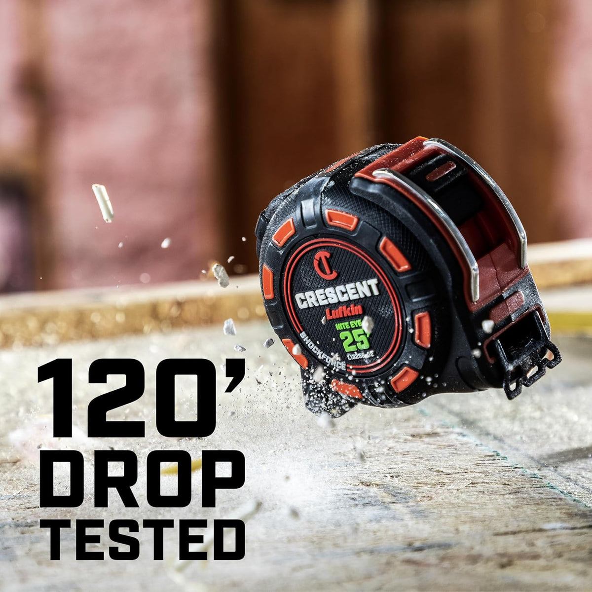 Lufkin 16 Ft. SHOCKFORCE NITE EYE Magnetic Tape Measure | LM1316B-02