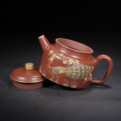 Chinese Yixing Zisha Clay Handmade Exquisite Teapot （徳钟 底款：顾景舟）