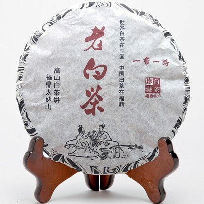 Old White Peony Tea Cake Organic Fuding Shoumei Bai Mu Dan Organic White Tea300g