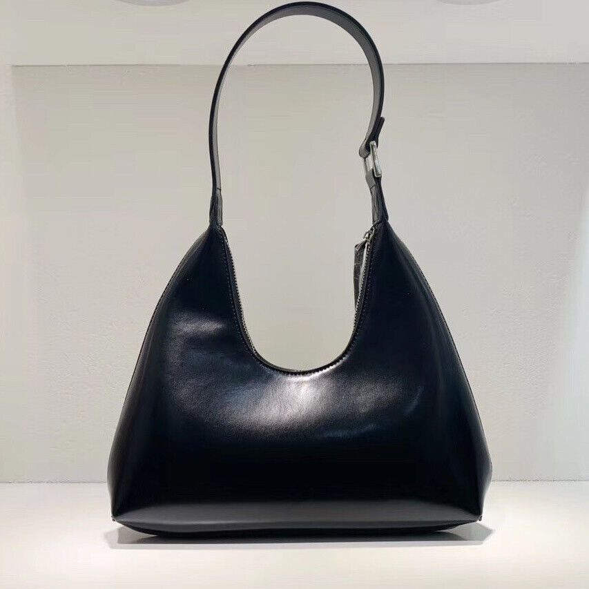 Small U Top Real Leather Snake Vintage Shoulder Bag Purse Handbag Top Handle
