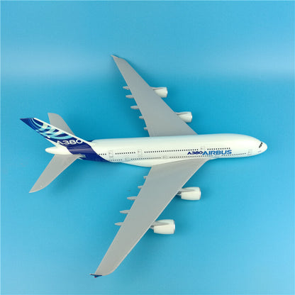 36CM 1:202 AIRBUS A380 Passenger Airplane Plane Aircraft Resin Model