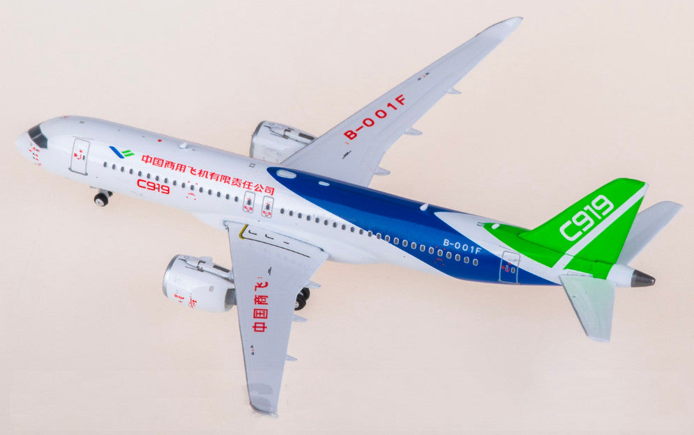 1:400 Phoenix Comac Comac C919 B-001F Airplane Diecast Aircraft Plane Model