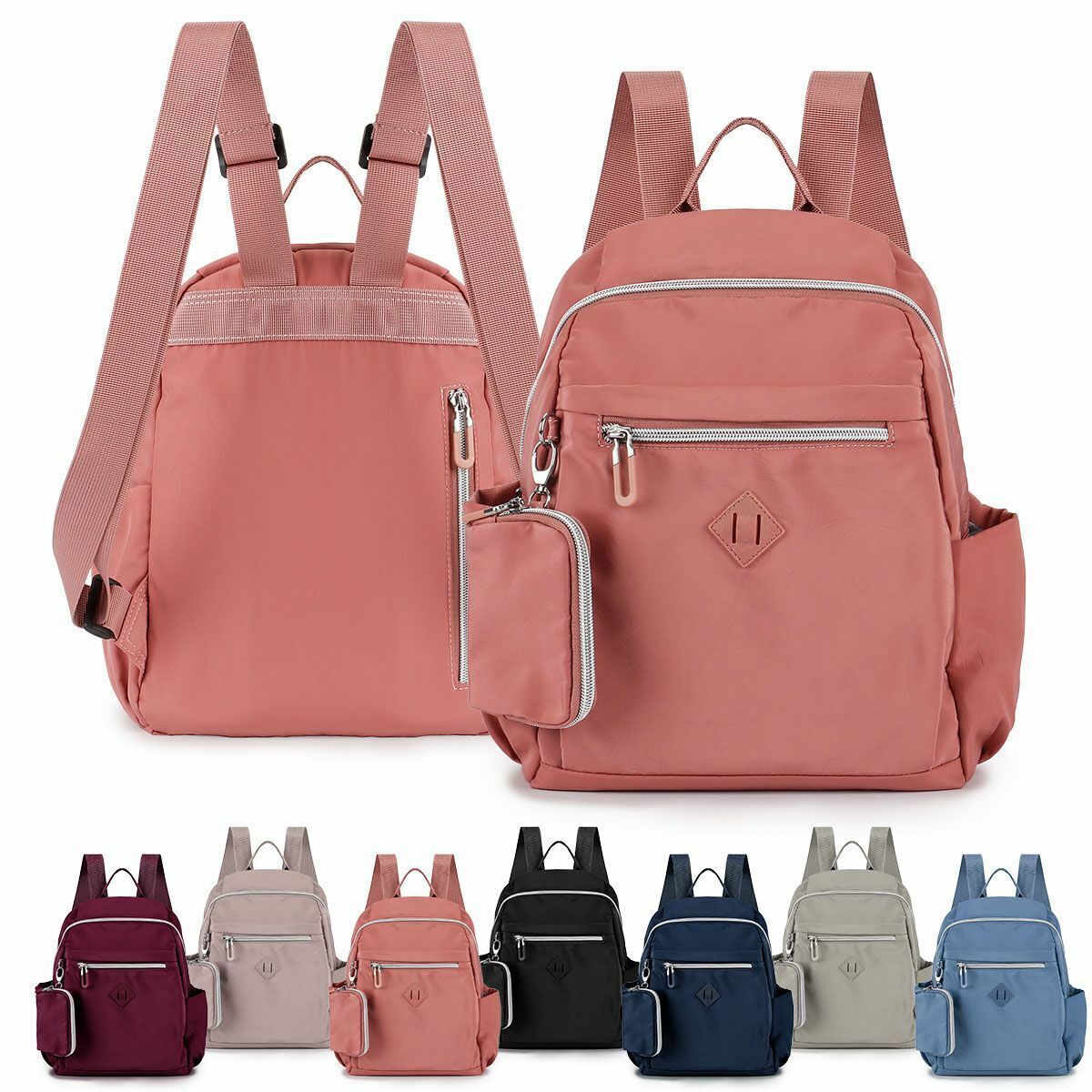 Fashion Women/Girl Nylon Large Backpack Travel School Bag Shoulder Bag Rucksack