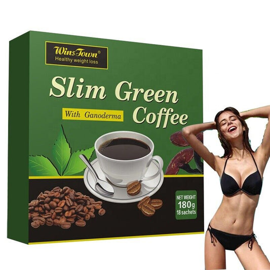 Slim Diet Green Weight Loss Coffee Slimming Instant Coffee 10g*18bags