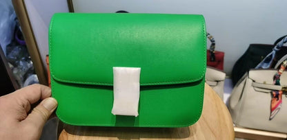 Women’s Genuine Shoulder Bag Small Square Bags Handbag Bags