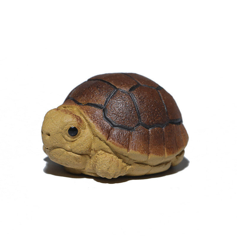 Lovely Ornament Zisha Purple Clay Tea Pet Turtle Small Size Table Decoration New