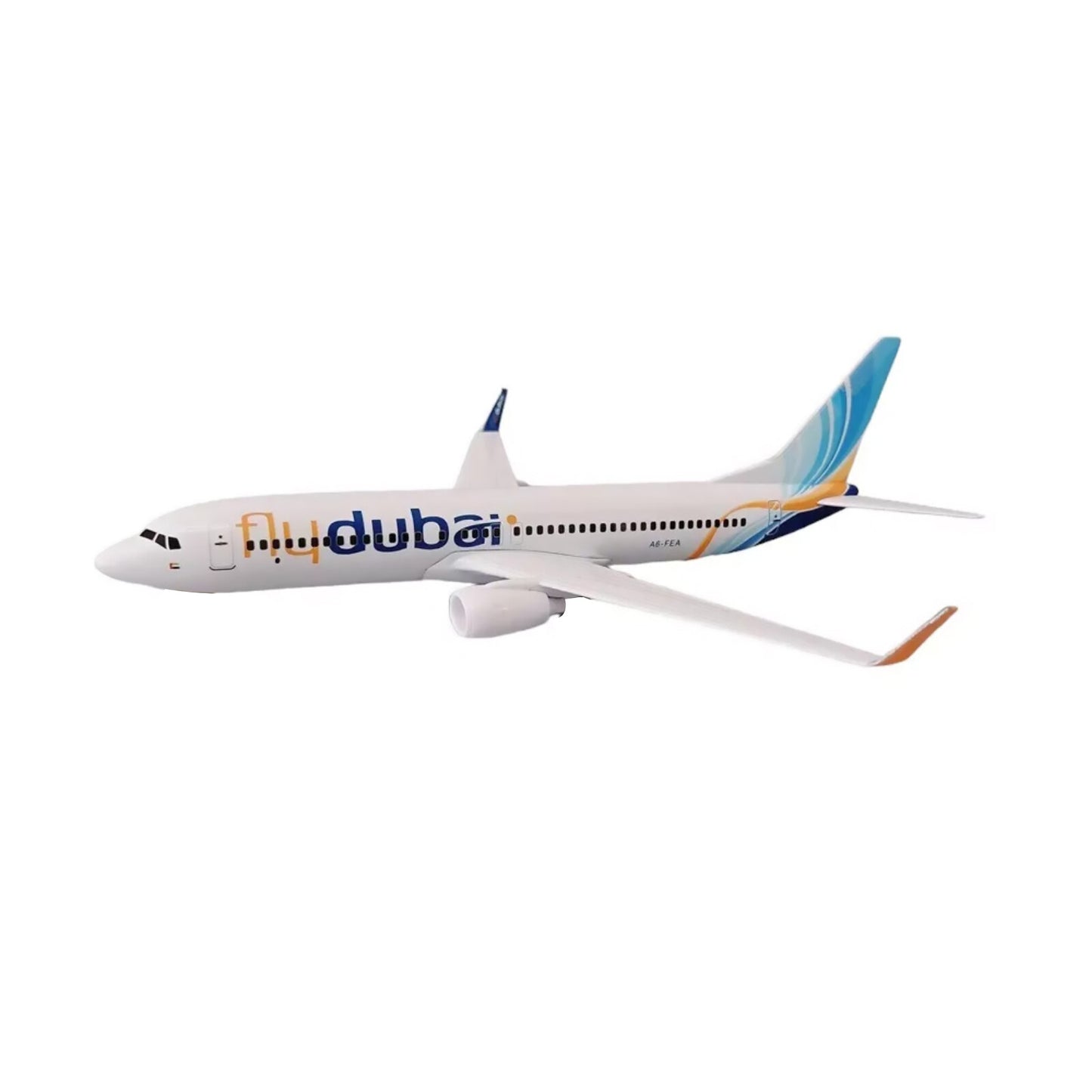 1/400 Scale Dubai Airplanes B737 Model Airplane Alloy Plane Model Decor Gifts