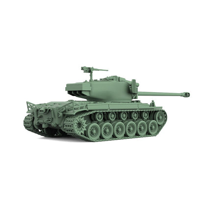 1/160 N SCALE Railway Military Model Kit US T26E4 M26 Super Pershing Heavy Tank
