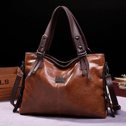 Tote Bag Women Handbags Soft Leather Shoulder Bags Hand Bag Ladies