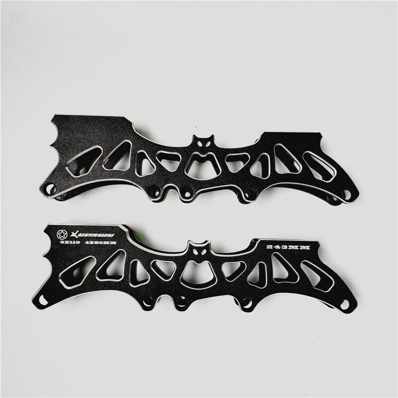 3*110mm/ 4*80mm Skate Frame Inline Speed Skate Base Boot Nail Distance 150-195mm
