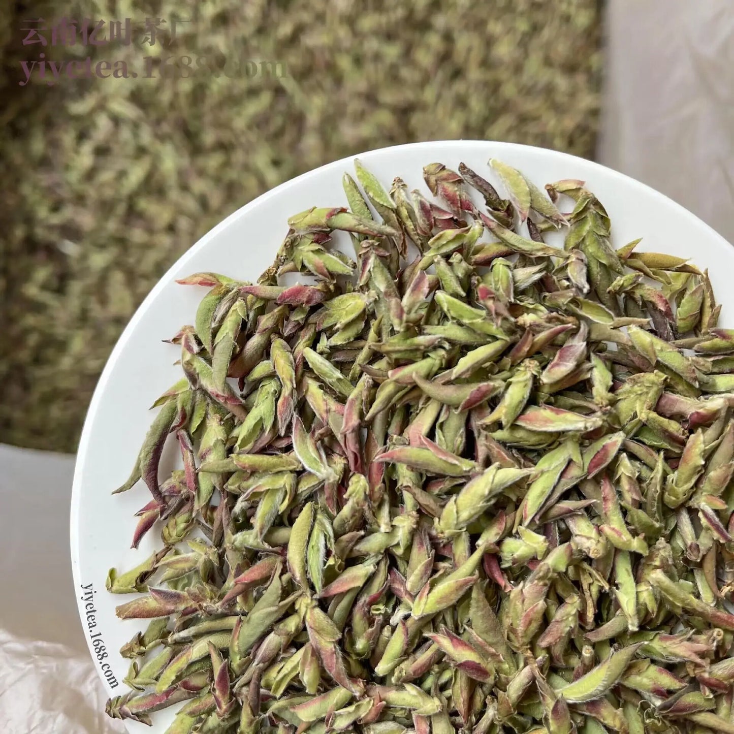 High Quality Yunnan Raw Puer Tea Purple Buds Unfermented Pu Er Buds Loose Tea