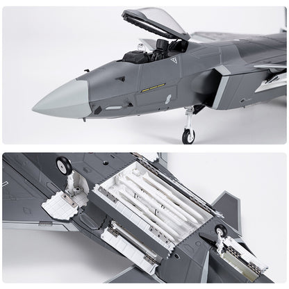 1:32 72CM China J-20 Stealth Fighter Aeroplane Diecast Military Aircraft Model