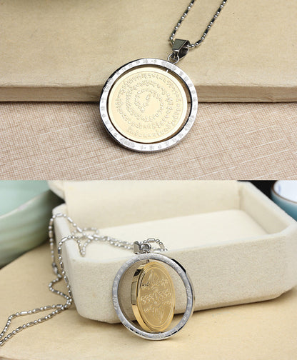 BLESSED MANDALA PENDANT: 100 SYLLABLE MANTRA OF VAJRASATTVA 6 REALM VAJRA MANTRA
