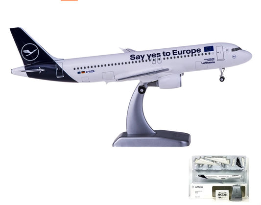1:200 Hogan Lufthansa AIRBUS A320 Passenger Aircraft ABS Plastic Airplane Model