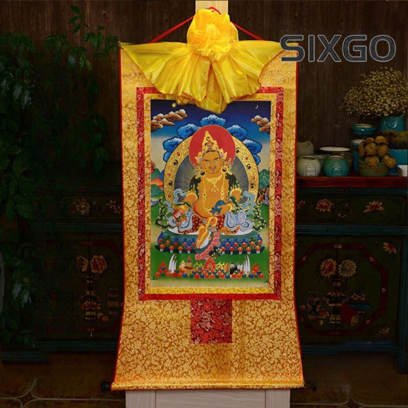 Tibetan Buddhist Hall Decoration Painting Temple Offering Blessings Supplies