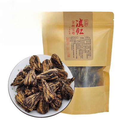 Yunnan Black Tea Extra Golden Dian Hong Pagoda Honey Fragrance Tea