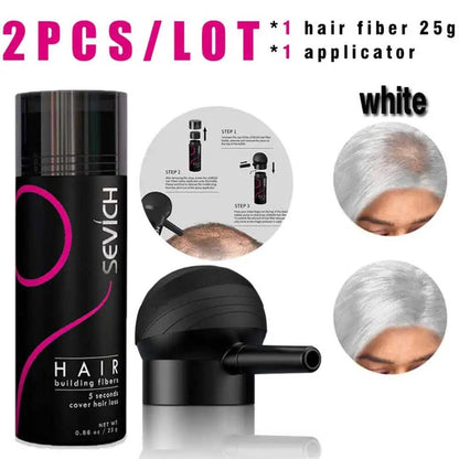 Keratin Hair Fiber Set 25g with Applicator
