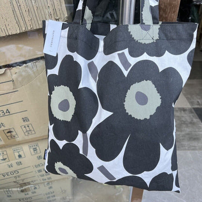 Fashion Colorful Elegant Canvas Unikko Poppy Tote Bag,Shopping Bag For Her