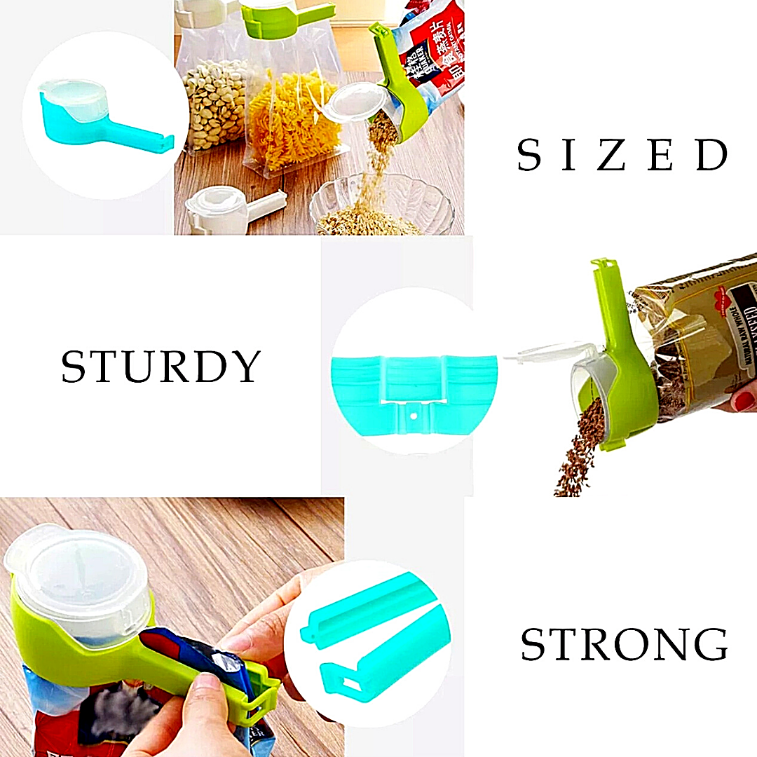 Tapa Clip De Sellado Para Bolsas De alimentos Almacenamiento Seguro para Comida