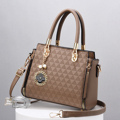 Leather Handbags Shoulder Messenger Satchel Tote Crossbody Bags Purse