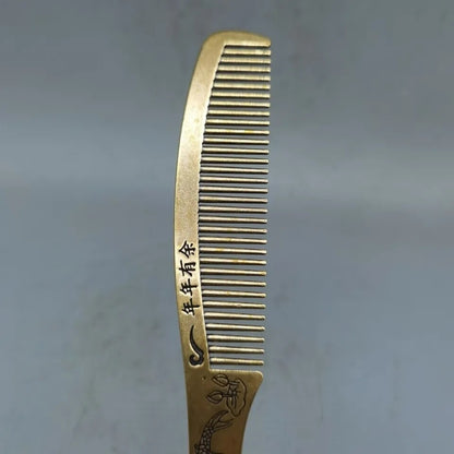 1pc Handmade Copper Comb Health Care Hair Comb