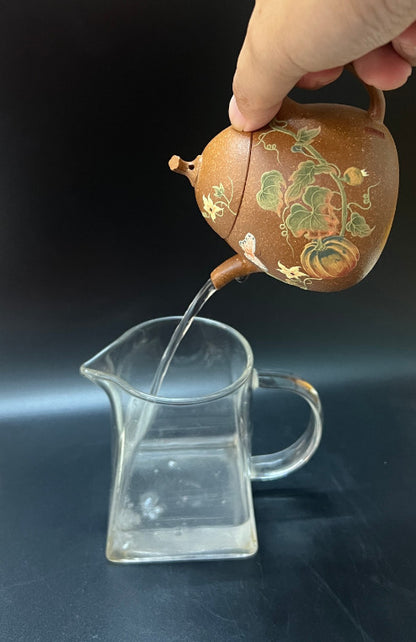 160cc chinese Yixing Handmade Zisha teapot Duan clay Eggplant Hu Gongfu Tea Pot