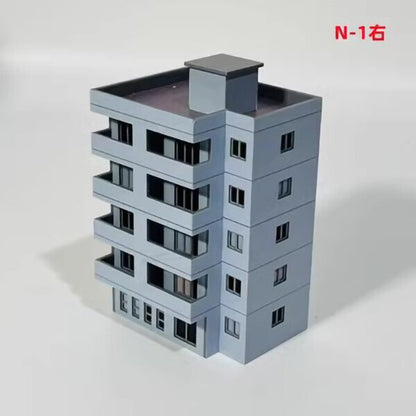 1/150 Scale City Buildings Train Railway Modern Model House N1 Left OR Right