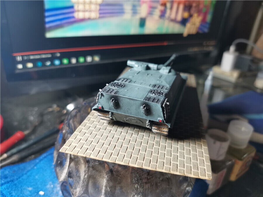 Homemade 1/72 French AMX-50 Fuxi Tank Military Jagdpanther Finished Model