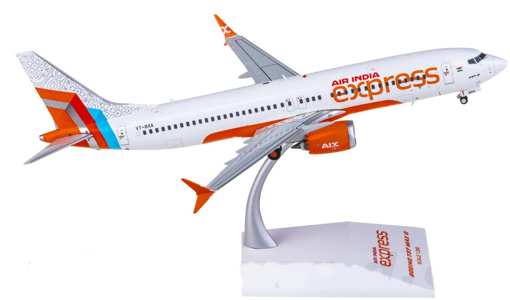 1:200 JC Wings Air India Boeing 737 MAX 8 Passenger Airplane Diecast Plane Model